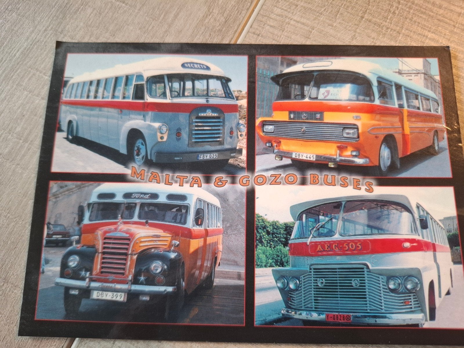 Ansichtkaart Malta & Gozo Bussen - Vintage Collectie, Ophalen of Verzenden, 1980 tot heden, Ongelopen, Voertuig