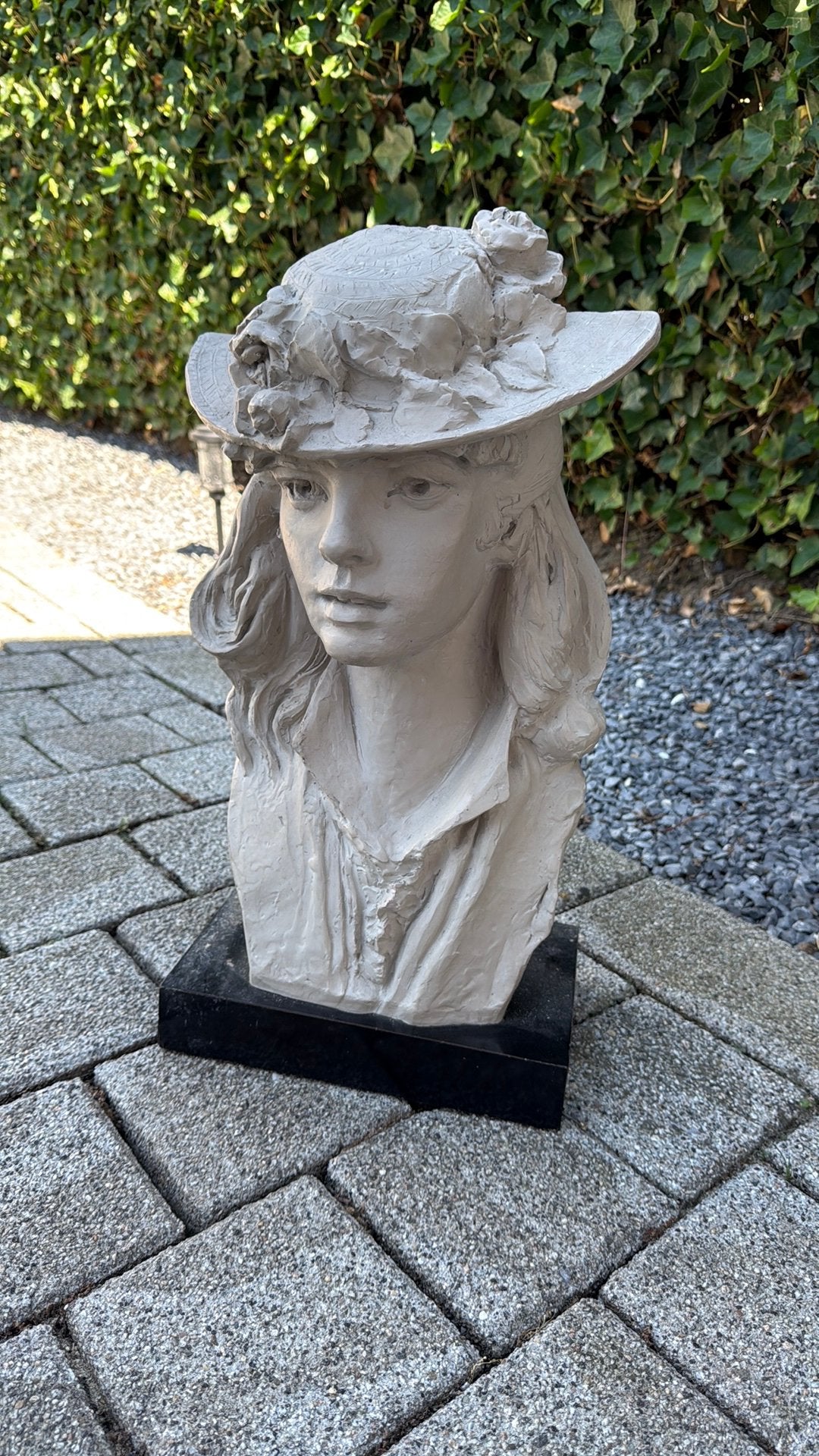 Mooi antiek beeld, Tuin en Terras, Tuinbeelden, Ophalen of Verzenden, Gebruikt, Kunststof
