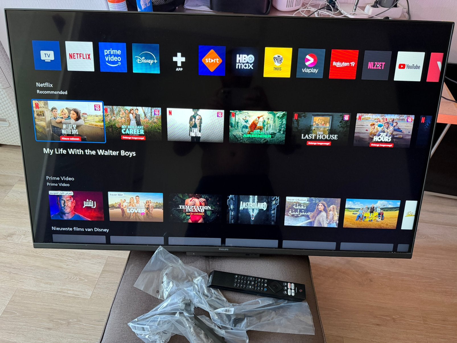 Philips smart led tv 43 inch zgan 2024 model ambilight, Ophalen, Philips, LED, 50 Hz