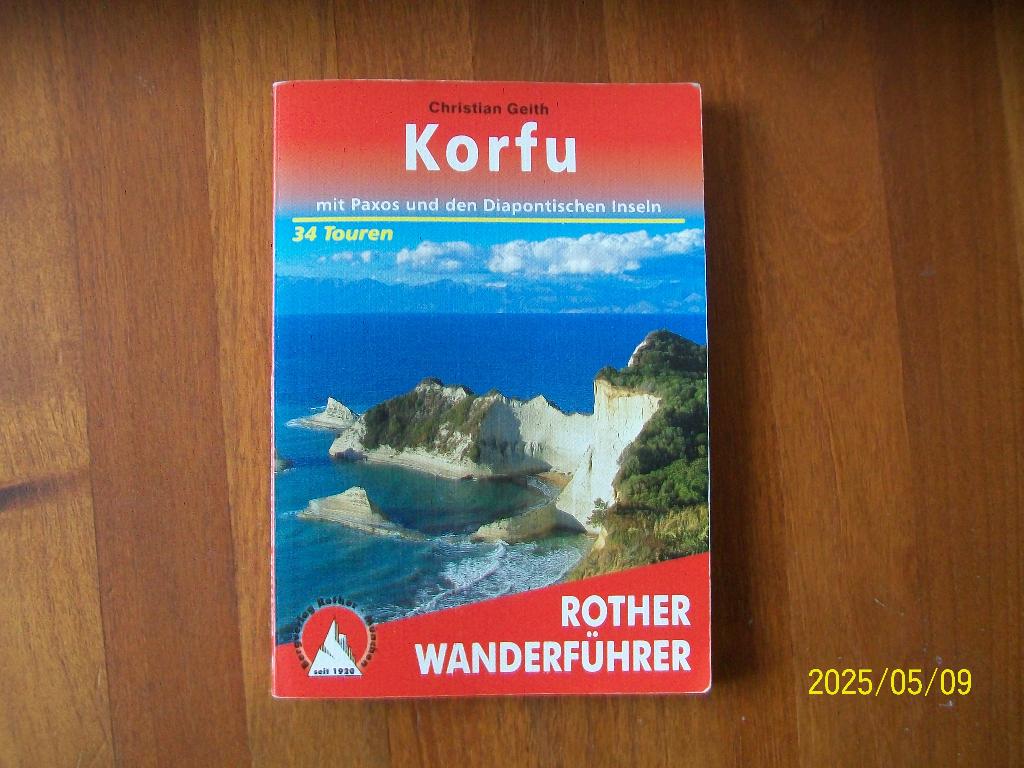 Corfu ( Korfu) - Rother Wandelführer, Europa, Gelezen, Overige merken, Fiets- of Wandelgids