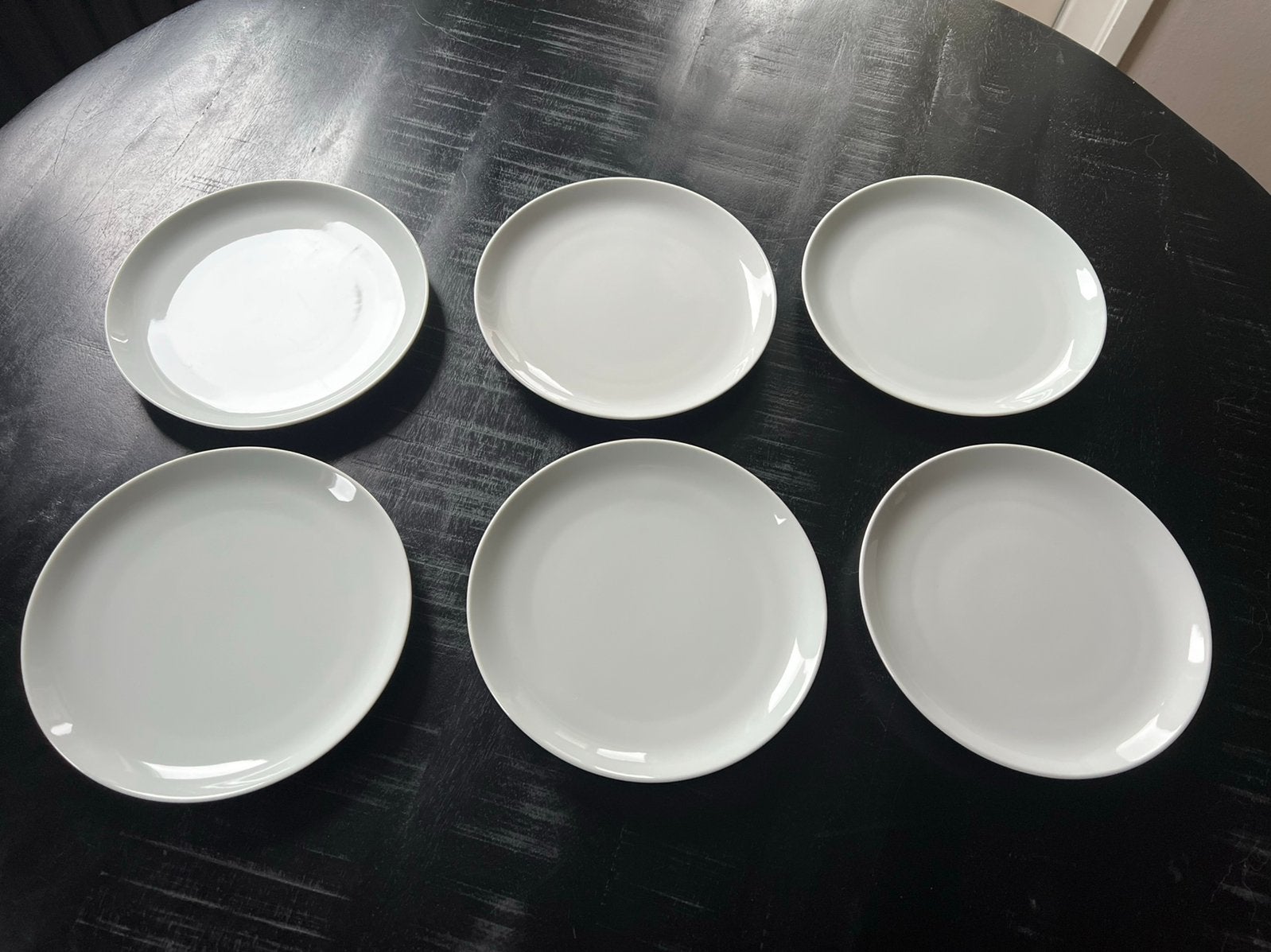 Villeroy & Boch witte ontbijtborden, 6 stuks, Ophalen, Zo goed als nieuw