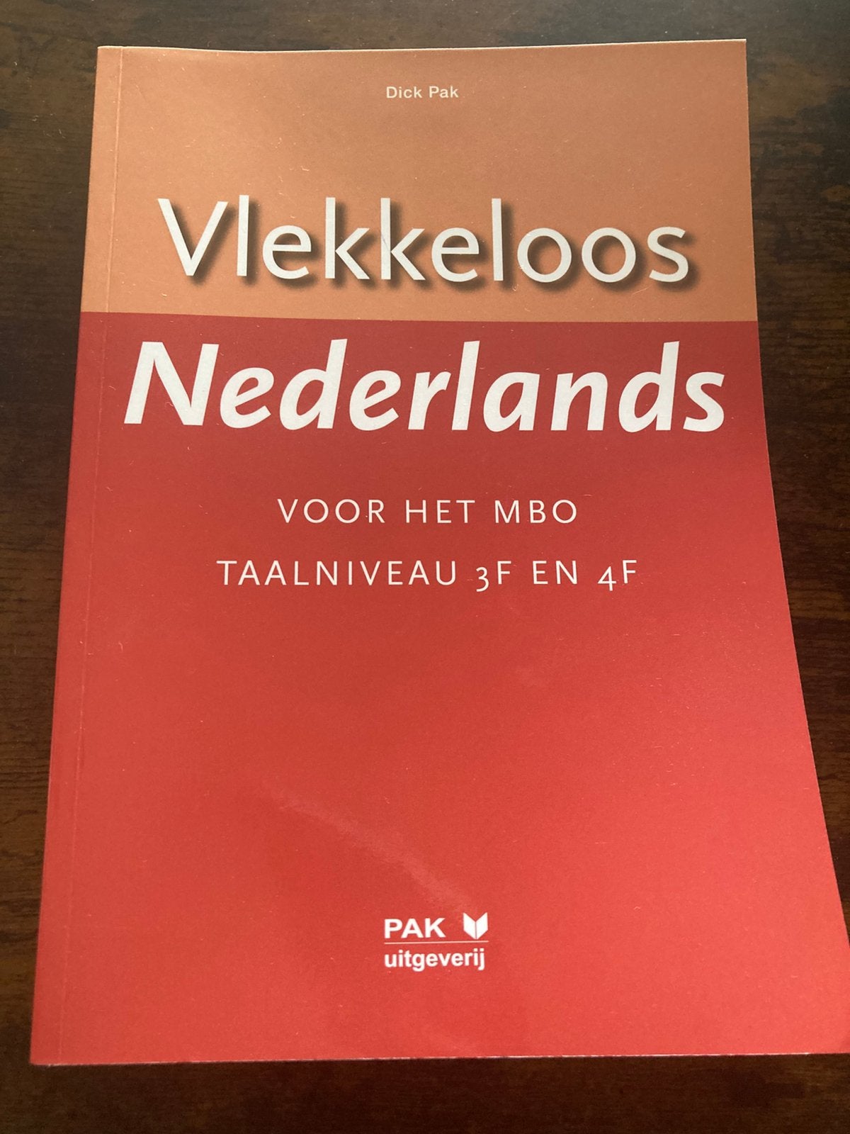 Dick Pak - Taalniveau 3F en 4F, Boeken, Ophalen of Verzenden, Zo goed als nieuw, Dick Pak, Nederlands