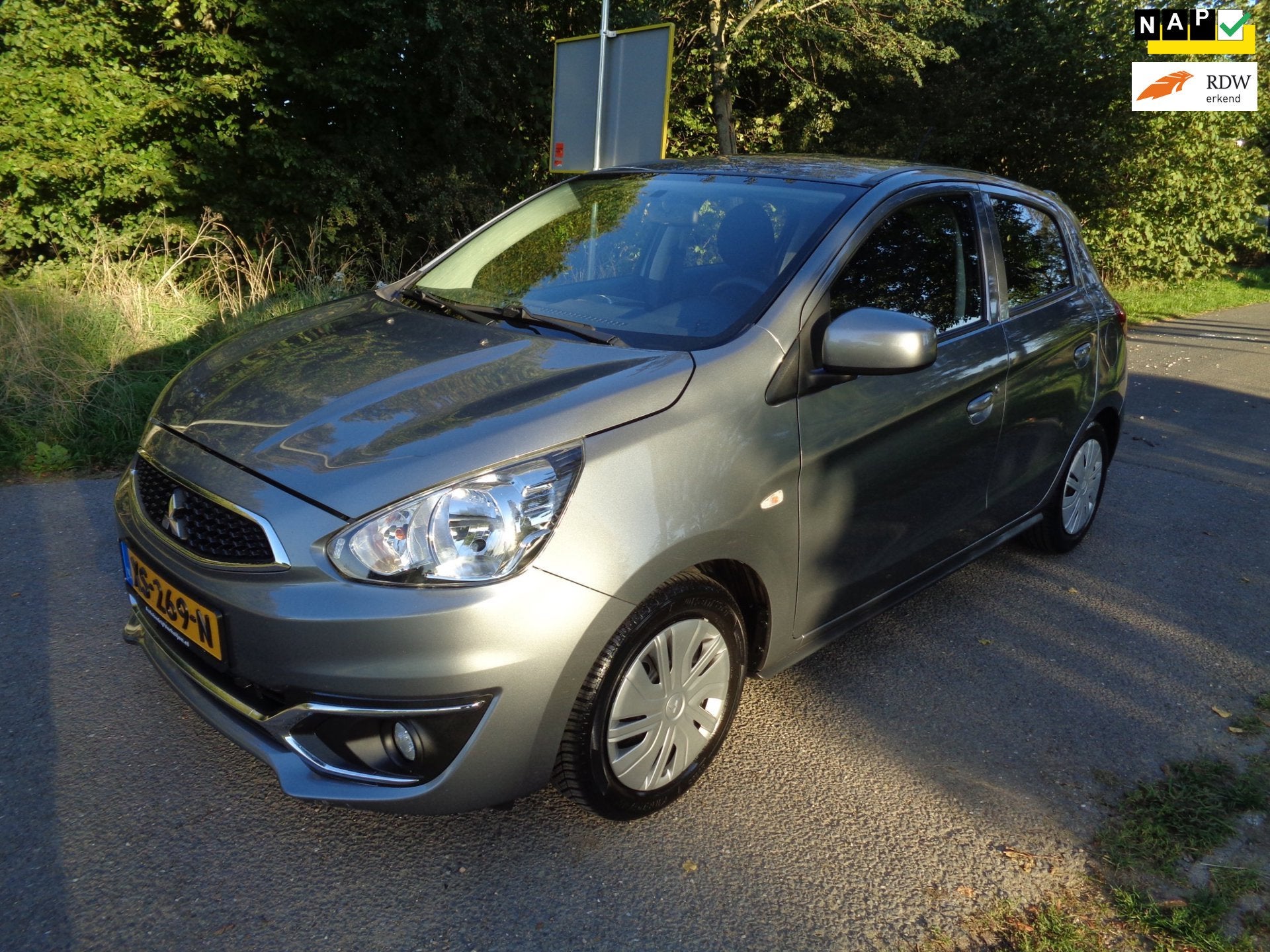 Mitsubishi Space Star 1.0 Cool+ Airco! 2019! 66000 KM+NAP!, Auto's, Voorwielaandrijving, Gebruikt, Euro 6, Origineel Nederlands