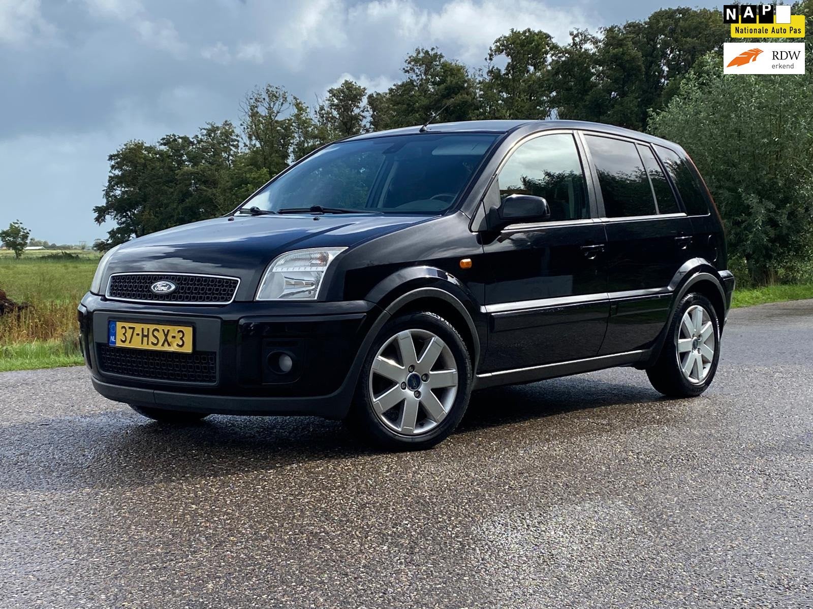 Ford Fusion 1.6-16V Futura Automaat 5DRS NAP 101PK Goed Onde, Auto's, 101 pk, Gebruikt, Zwart, 1064 kg