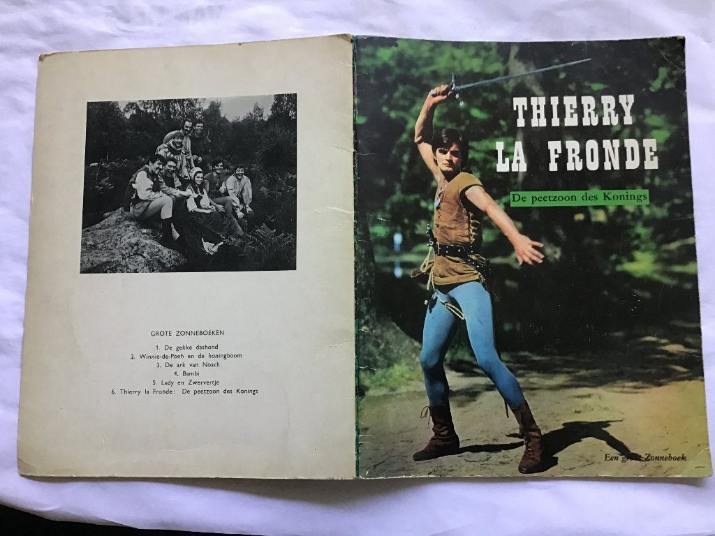 3 uitgaves Thierry La Fronde door J.C.Deret, Meerdere stripboeken, Ophalen of Verzenden, Gelezen
