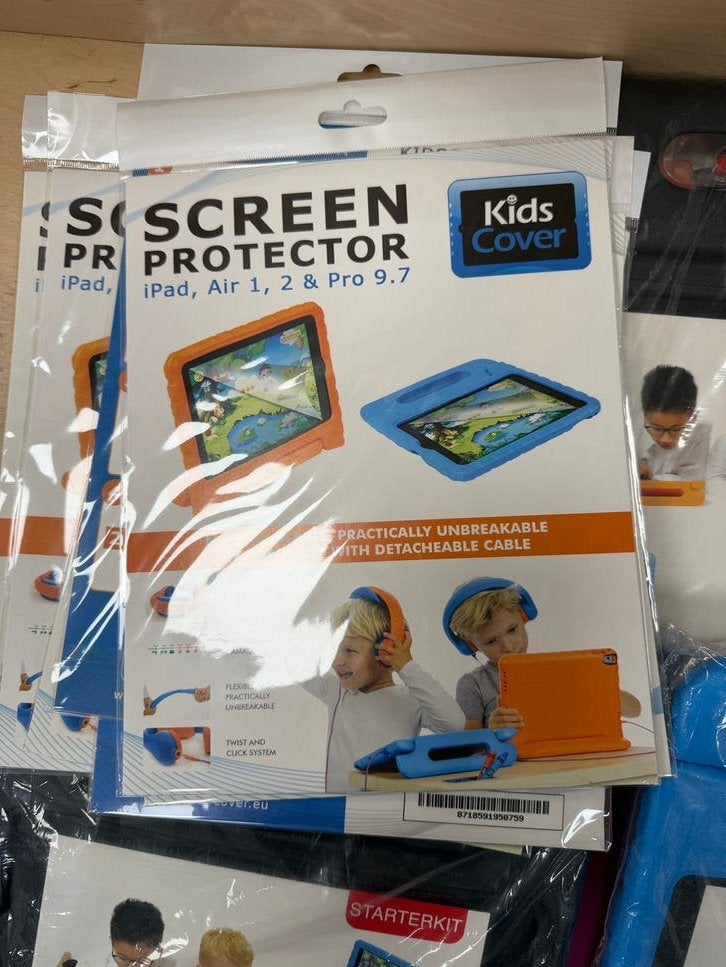7 KidsCover Starterkits + 7 extra Screenprotectors, Ophalen of Verzenden, Nieuw, 7 inch of minder, Bescherming voor- en achterkant