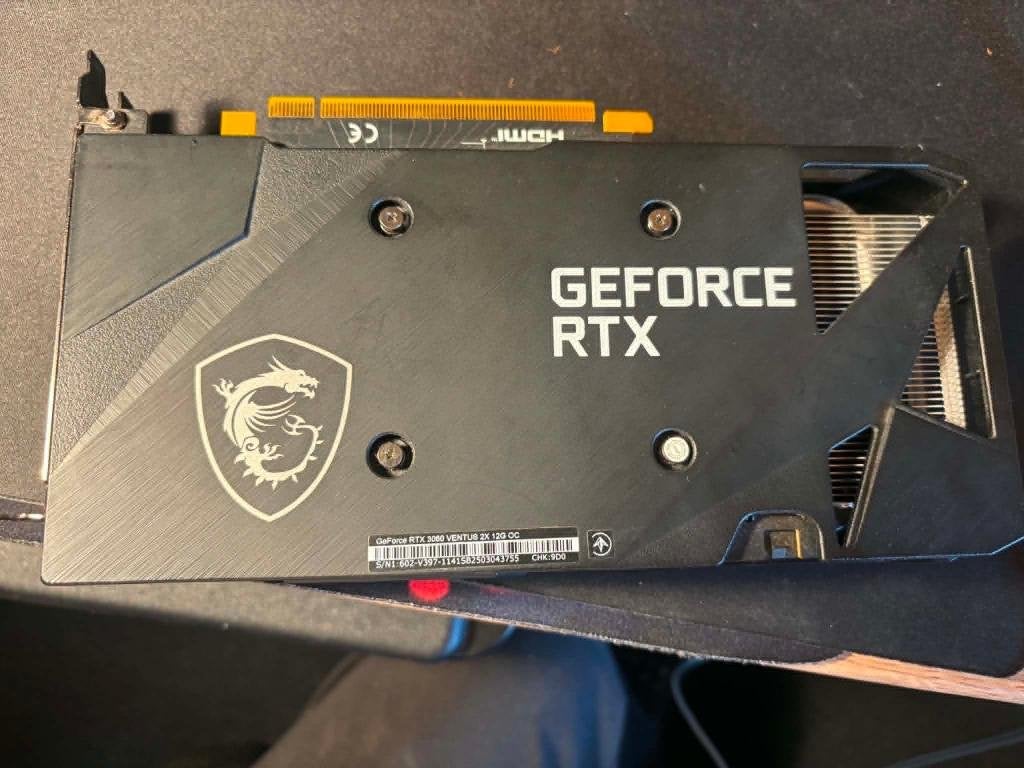 MSI GeForce RTX 3060 Ventus 2X 12G OC Grafische Kaart, GDDR6, PCI-Express 4, Ophalen of Verzenden, Zo goed als nieuw
