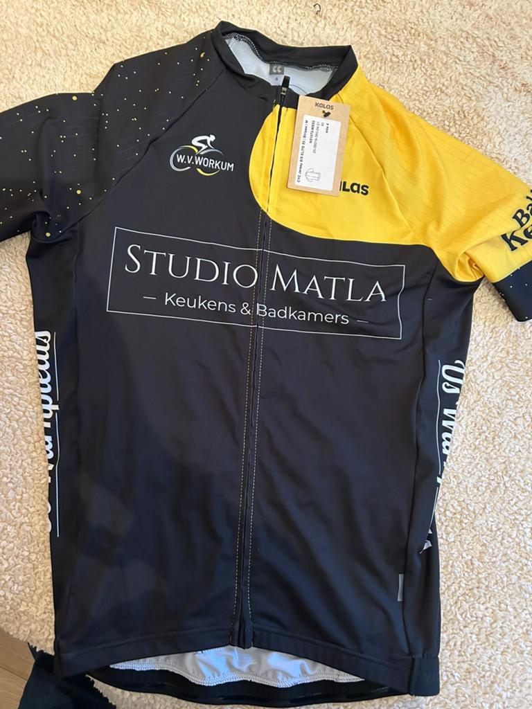 Fietsshirt WV Workum, Maat 48/50 (M), Zwart, Nieuw, Ophalen of Verzenden
