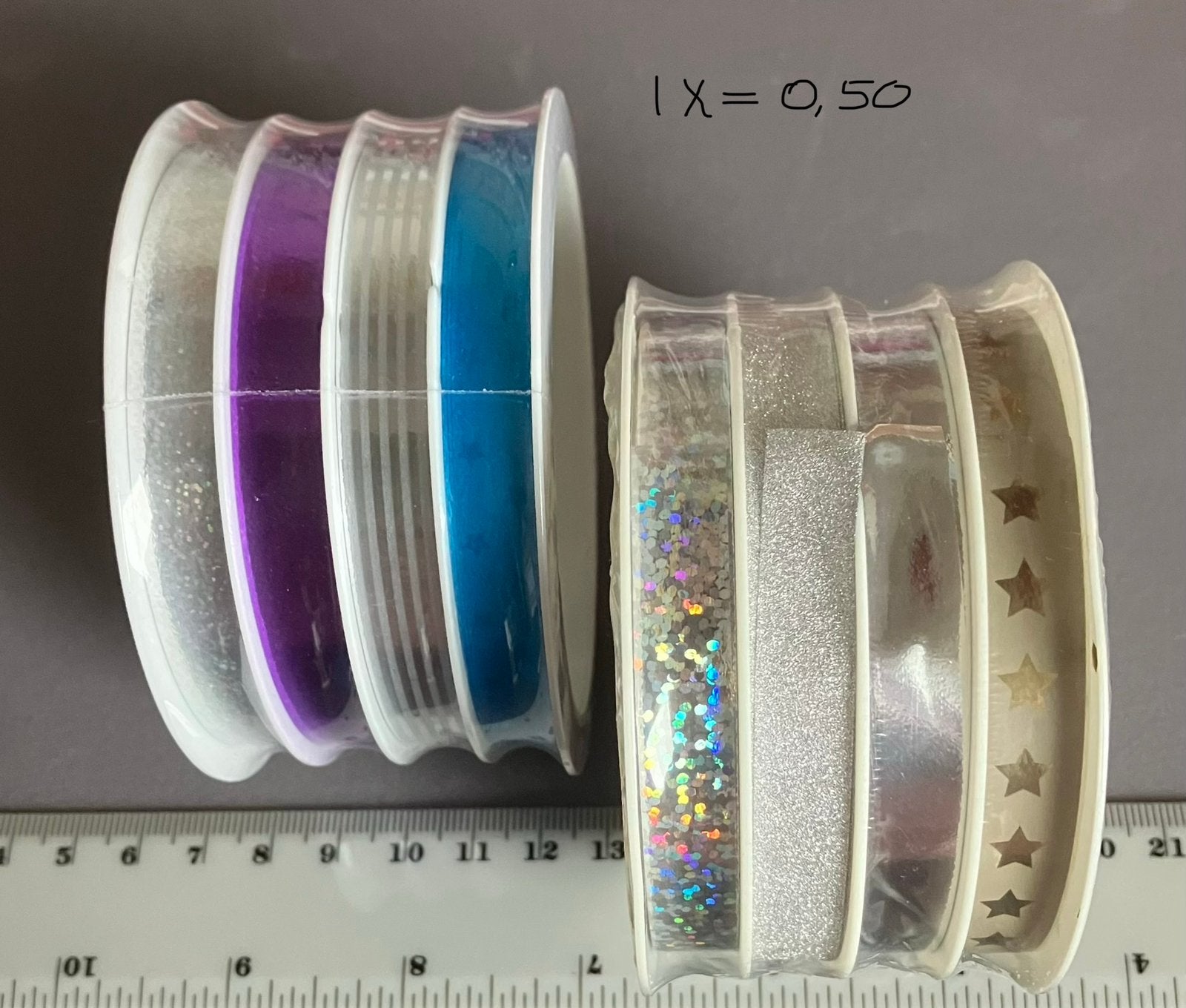 Rollen lint holografisch nw 2 voor 0,80, Ophalen of Verzenden, Nieuw