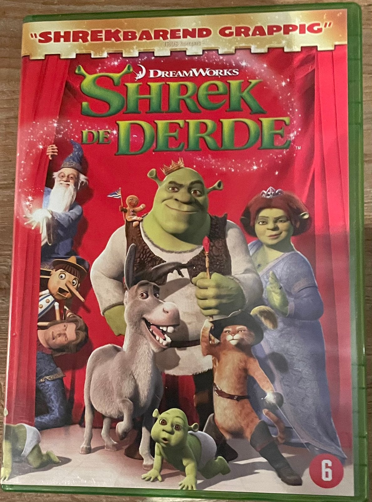 DVD Shrek de derde, Alle leeftijden, Ophalen of Verzenden, Zo goed als nieuw, Amerikaans