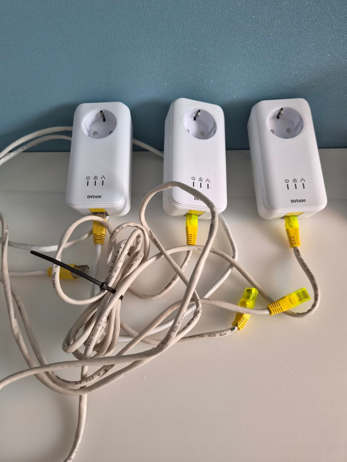 Devolo DVS 650 Powerline Adapters (3 stuks), Ophalen of Verzenden, Gebruikt