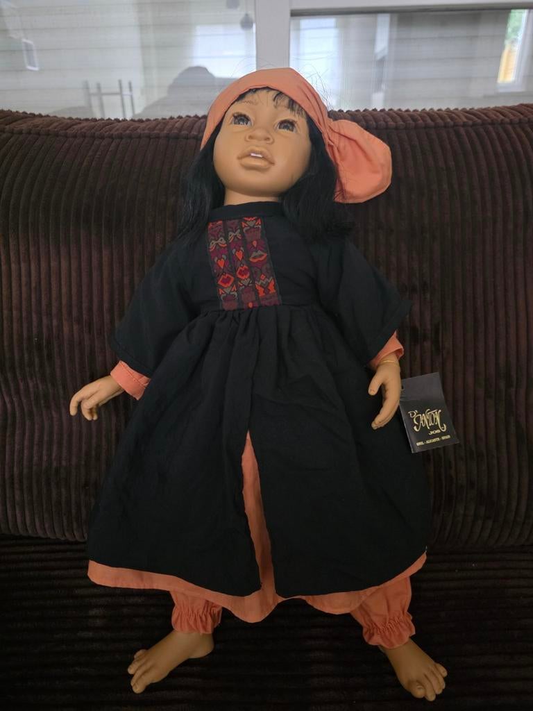 D'ANTON Collector's Doll - Nieuw in doos, Verzamelen, Poppen, Ophalen of Verzenden, Zo goed als nieuw, Pop, Levensecht of Reborn