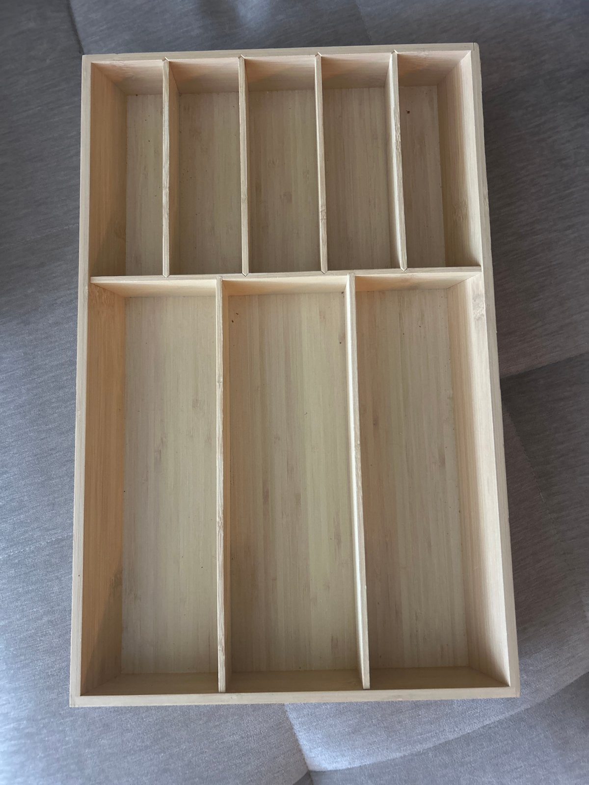 Bamboe bestekbak en lade-organizers, Beige, Hout, Ophalen of Verzenden, Overige typen