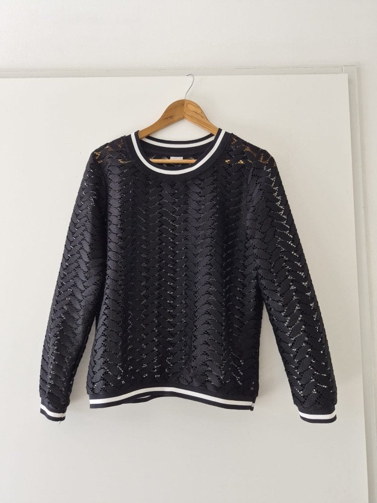 Longsleeve Jacqueline de Yong maat M zwart - dames, Maat 38/40 (M), Zwart, Ophalen of Verzenden, Zo goed als nieuw
