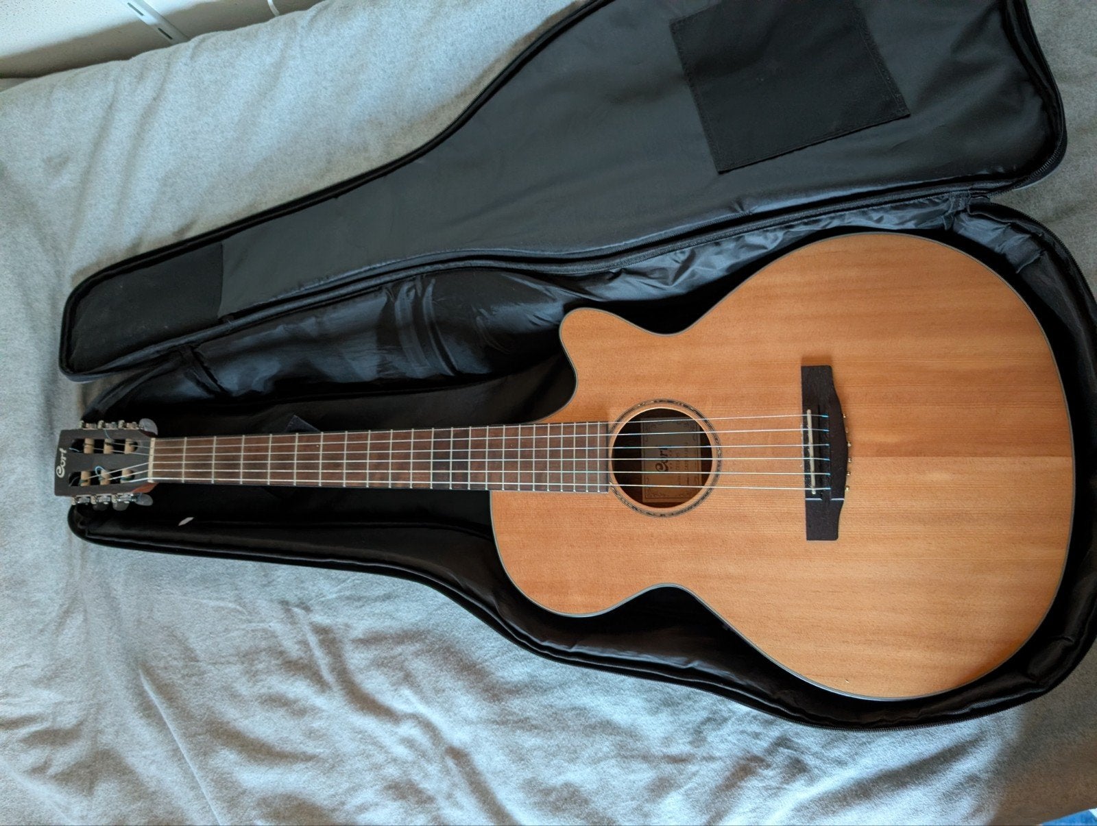 Cort CEC3 NS klassieke gitaar, Ophalen, Zo goed als nieuw, Klassieke of Spaanse gitaar, Met (piezo-)element