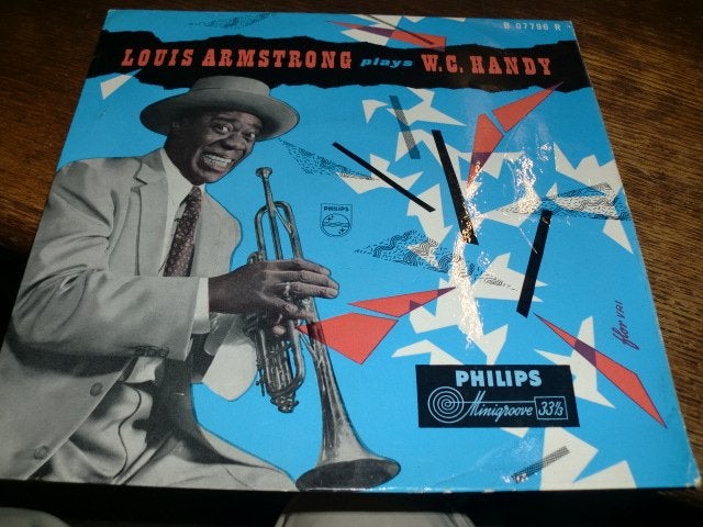 Louis Armstrong Plays W. C. Handy Philips LP 10"  1954, LP, Gebruikt, 10 inch, Ophalen of Verzenden