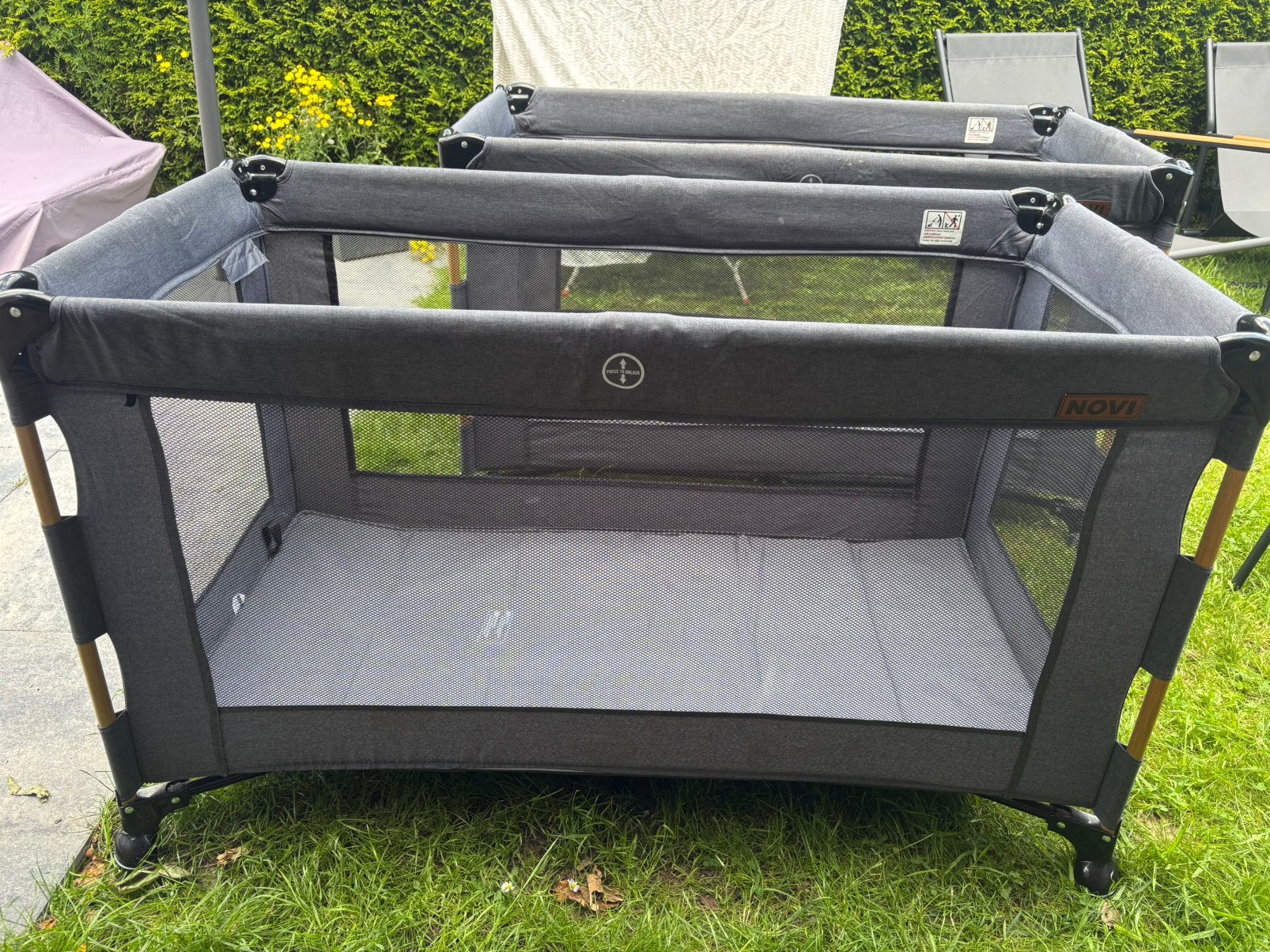 2 camping bedjes novi, Kinderen en Baby's, Ophalen, Zo goed als nieuw