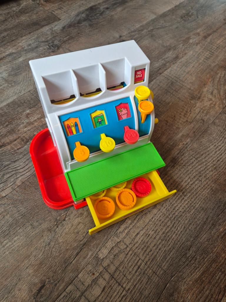 Kassa fisher price, Kinderen en Baby's, Speelgoed | Fisher-Price, Ophalen of Verzenden, Gebruikt, Speelset