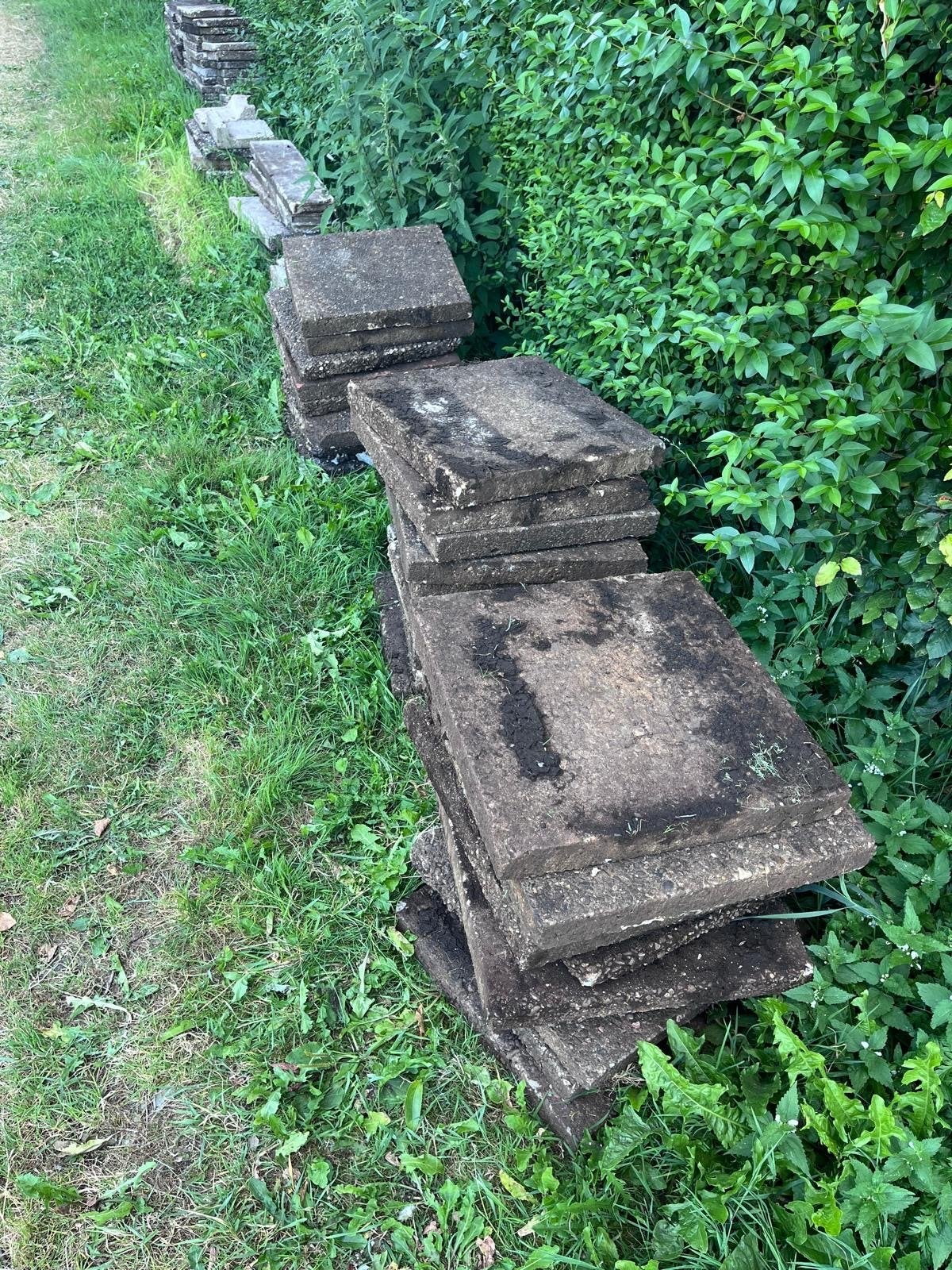 Gebruikte grindtegels 50x50, Ophalen, Gebruikt, 10 m² of meer, Beton