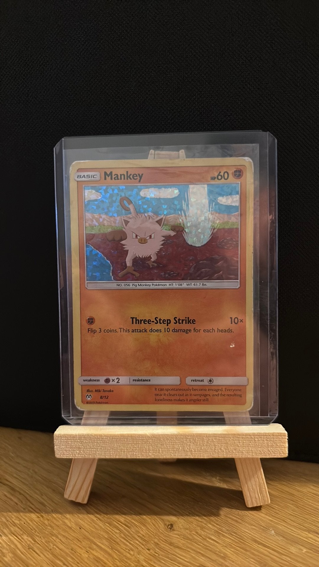 Mankey 8/12, Hobby en Vrije tijd, Verzamelkaartspellen | Pokémon, Ophalen of Verzenden, Zo goed als nieuw