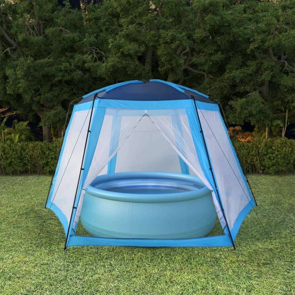 Zwembadtent tent zwembadkoepel blauw GRATIS VERZONDEN!, Verzenden, Overige typen, Nieuw, Nvt