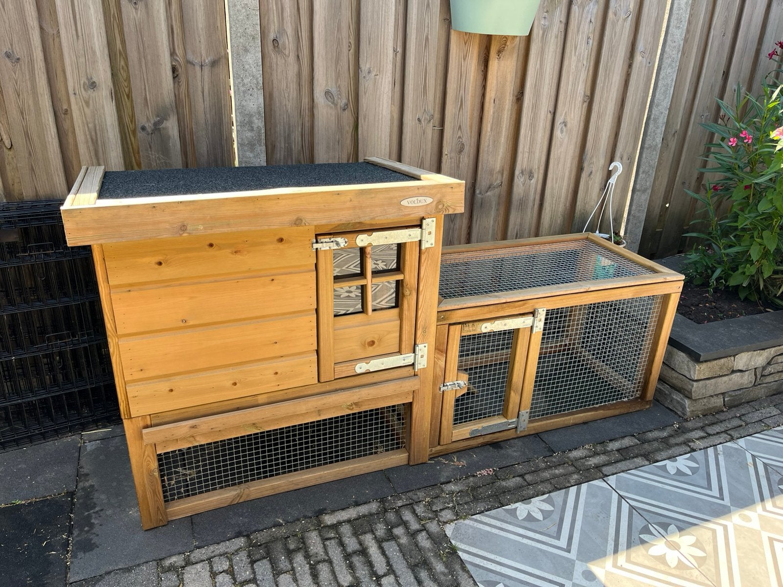 Voldux Gradje Konijnenverblijf, Dieren en Toebehoren, Ophalen, 110 cm of meer, Zo goed als nieuw, 90 cm of meer