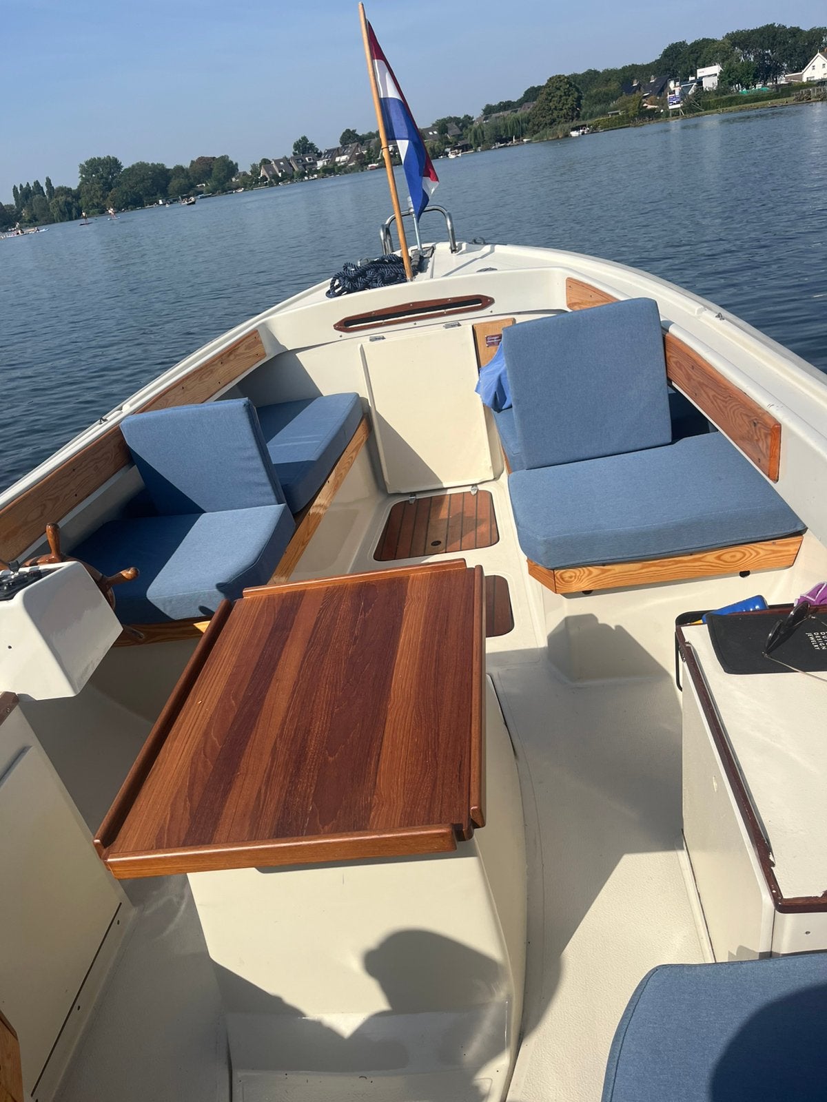 Saga 20 motorsloep blauw, Ophalen, Binnenboordmotor, Diesel, Antifouling