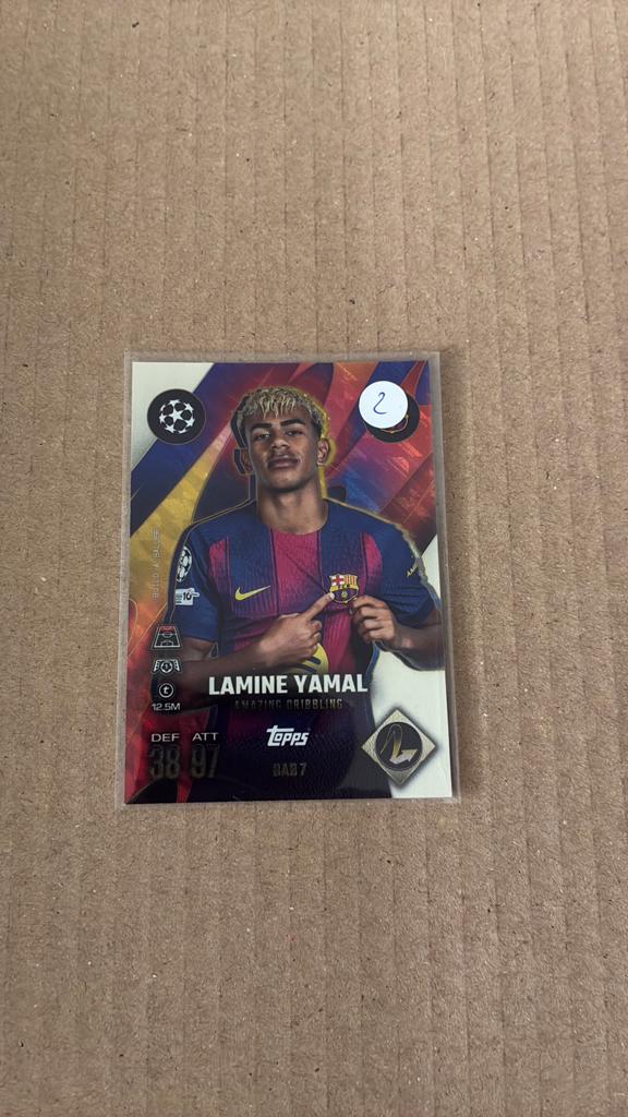 Topps cl yamal lamine, Ophalen of Verzenden, Zo goed als nieuw, Plaatje
