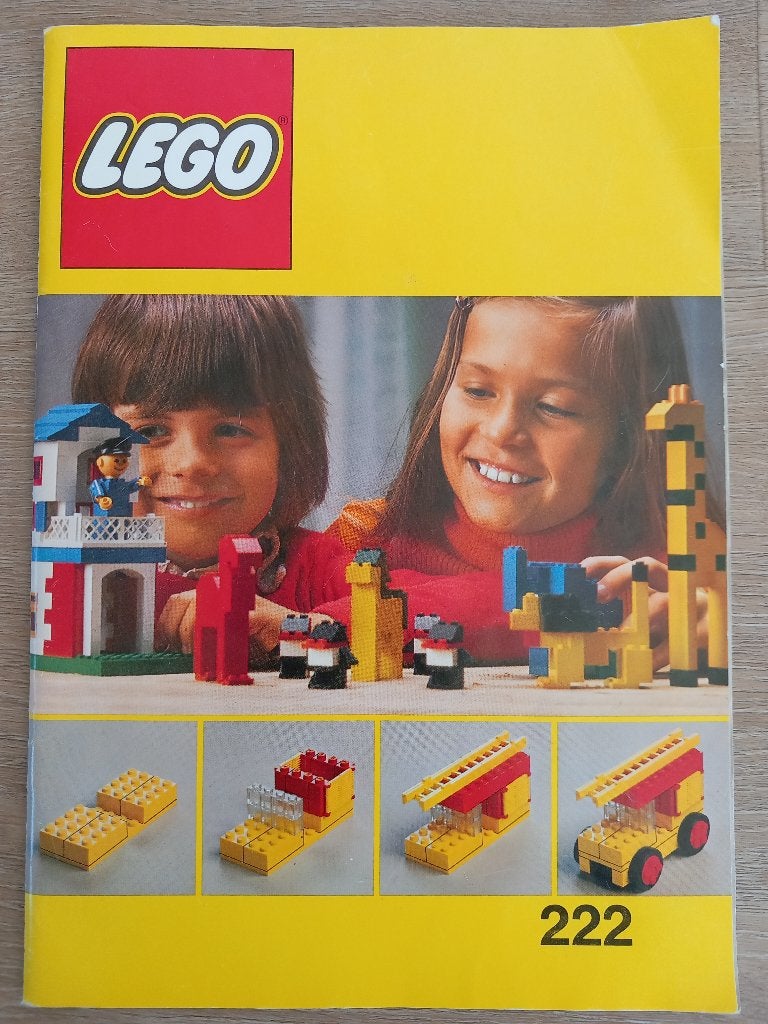 Lego ideeënboek 222 uit 1975 i.z.g.st., Lego, Overige typen, Ophalen of Verzenden, Zo goed als nieuw
