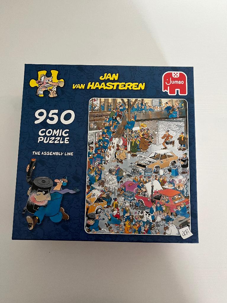 Jan van Haasteren - 950 stukjes - The Assembly Line, Ophalen of Verzenden, 500 t/m 1500 stukjes, Nieuw, Legpuzzel