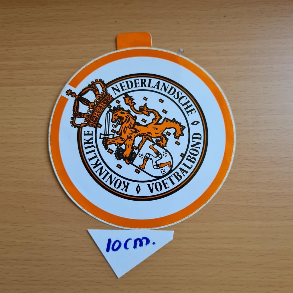 Vintage KNVB Sticker - Koninklijke Nederlandse Voetbalbond, Verzamelen, Sportartikelen en Voetbal, Ophalen of Verzenden, Gebruikt