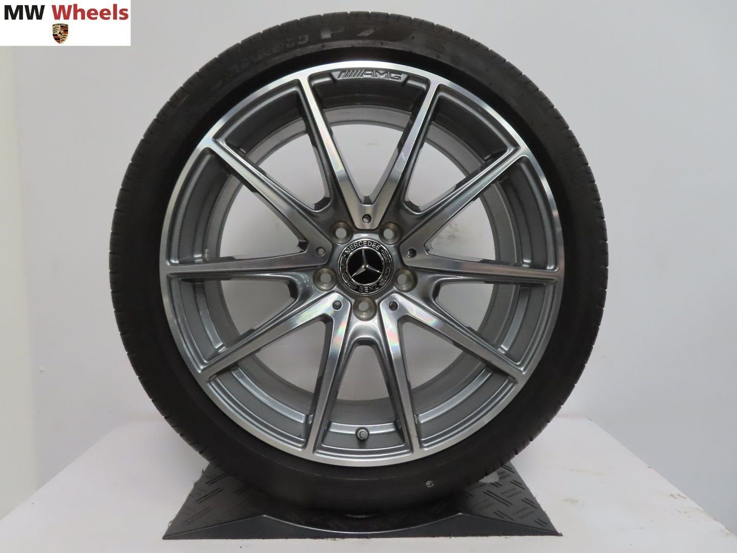 Originele Mercedes AMG 19 inch velgen E W213 met zomerbanden, Auto-onderdelen, Banden en Velgen, 19 inch, 245 mm, -, -