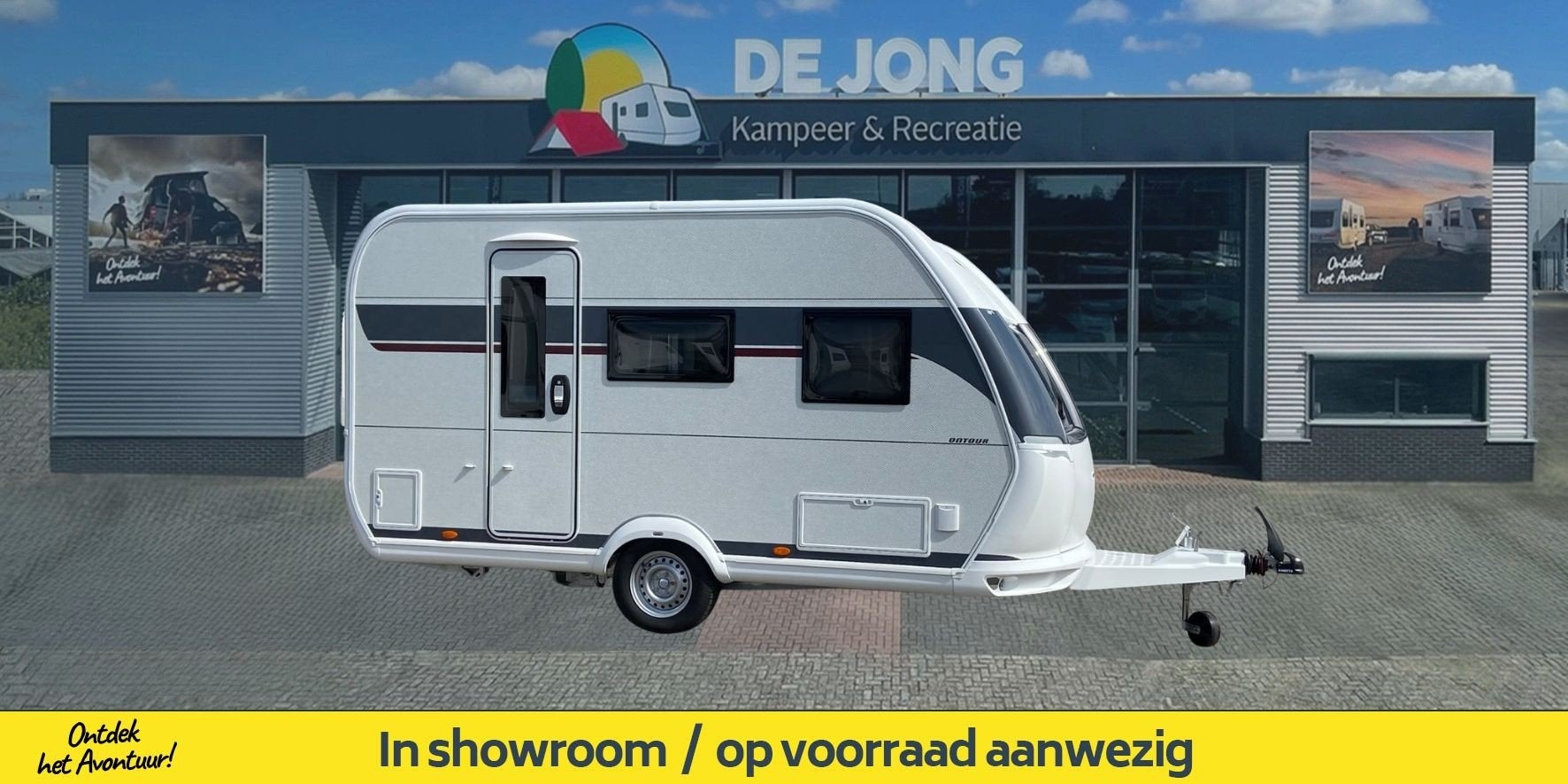 Hobby On Tour 390 SF (bj 2027), Caravans en Kamperen, Hobby, Bedrijf, 750 - 1000 kg, 5 tot 6 meter