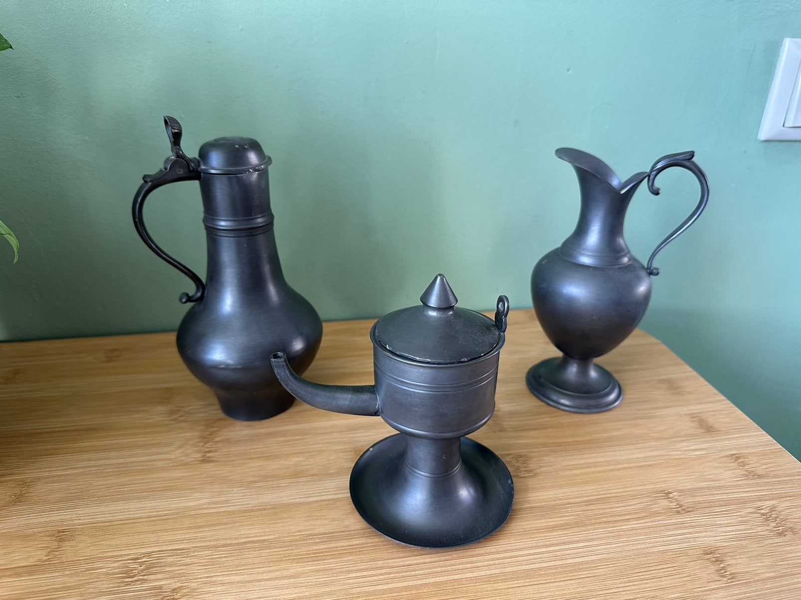 Tinnen kannen, Antiek en Kunst, Antiek | Tin, Ophalen of Verzenden