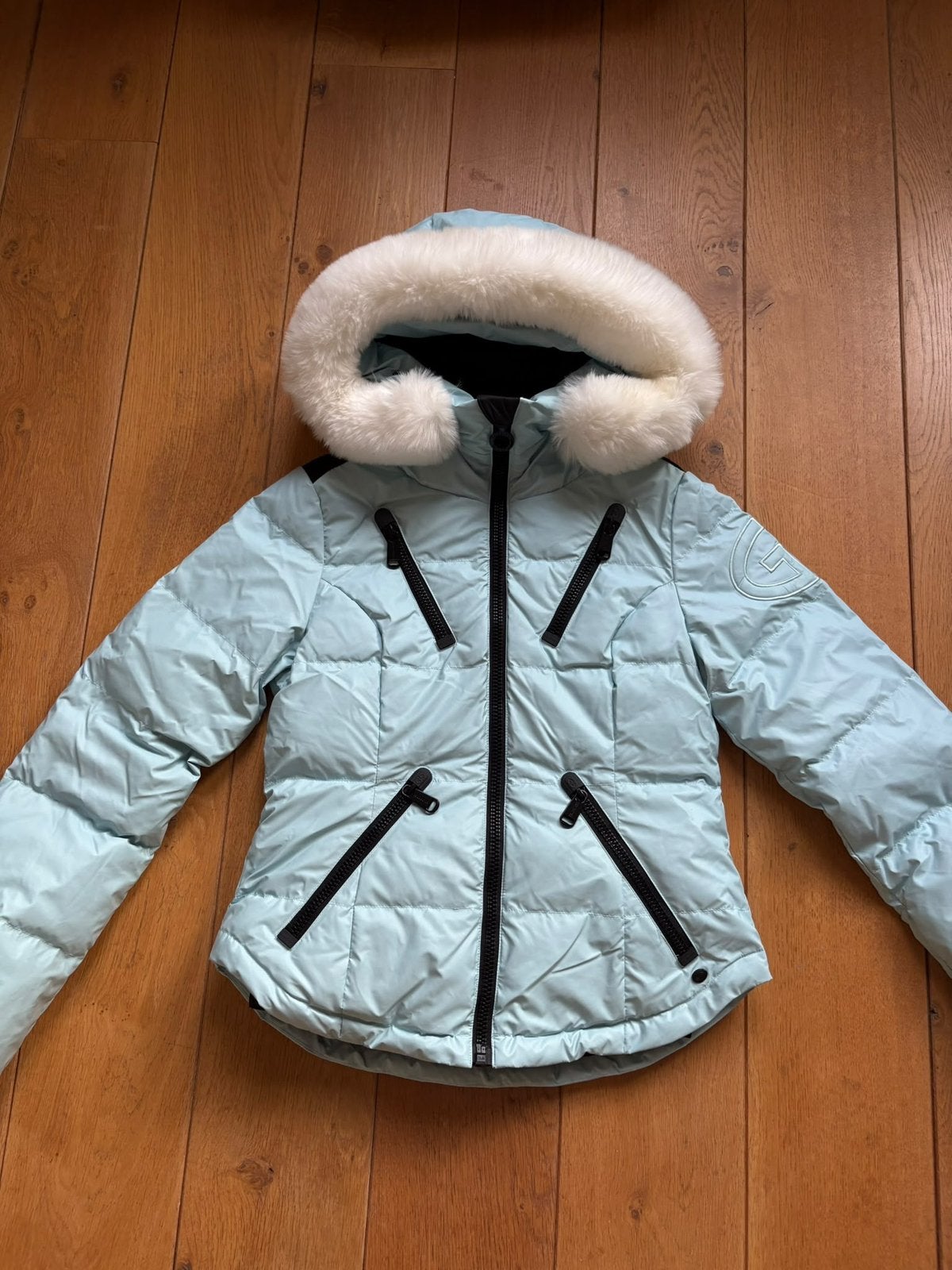 Goldbergh breeze skijas blauw nieuwstaat, Ophalen of Verzenden, Zo goed als nieuw, Maat 38/40 (M), Jack