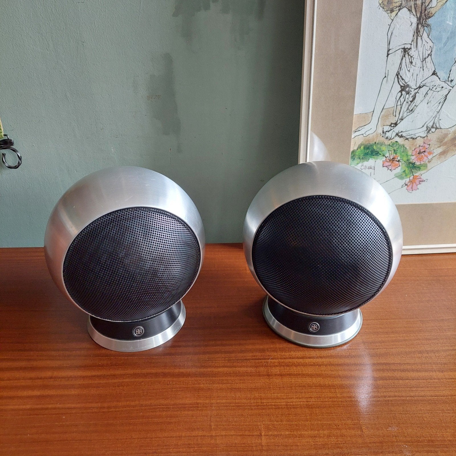 Vintage Elac Quadrosoundbox 1 Speakers (1973) – Space Age, Gebruikt, ., Ophalen of Verzenden, .