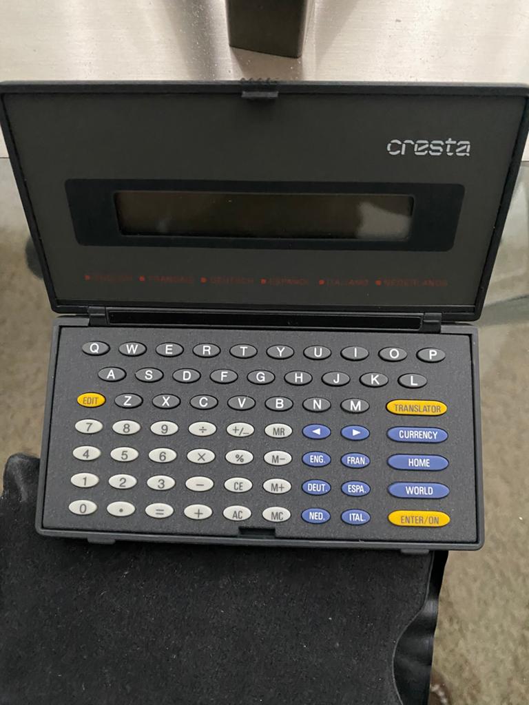 Cresta Vertaal  Computer TL-68 zakformaat  amper gebruikt, Ophalen of Verzenden, Zo goed als nieuw