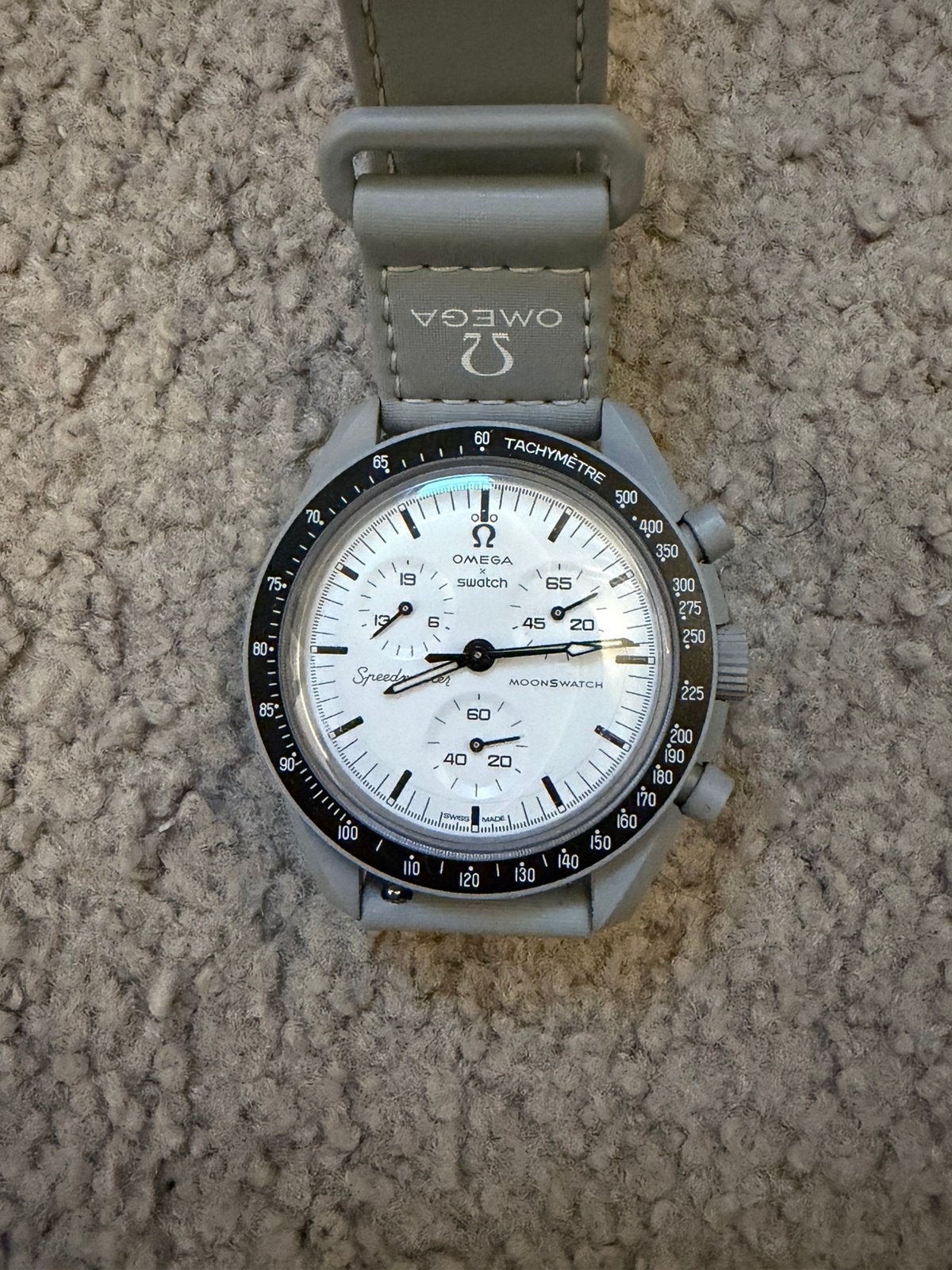 OMEGA X SWATCH 1965 MOONSWATCH NIEUW, Ophalen of Verzenden, Zo goed als nieuw, Android