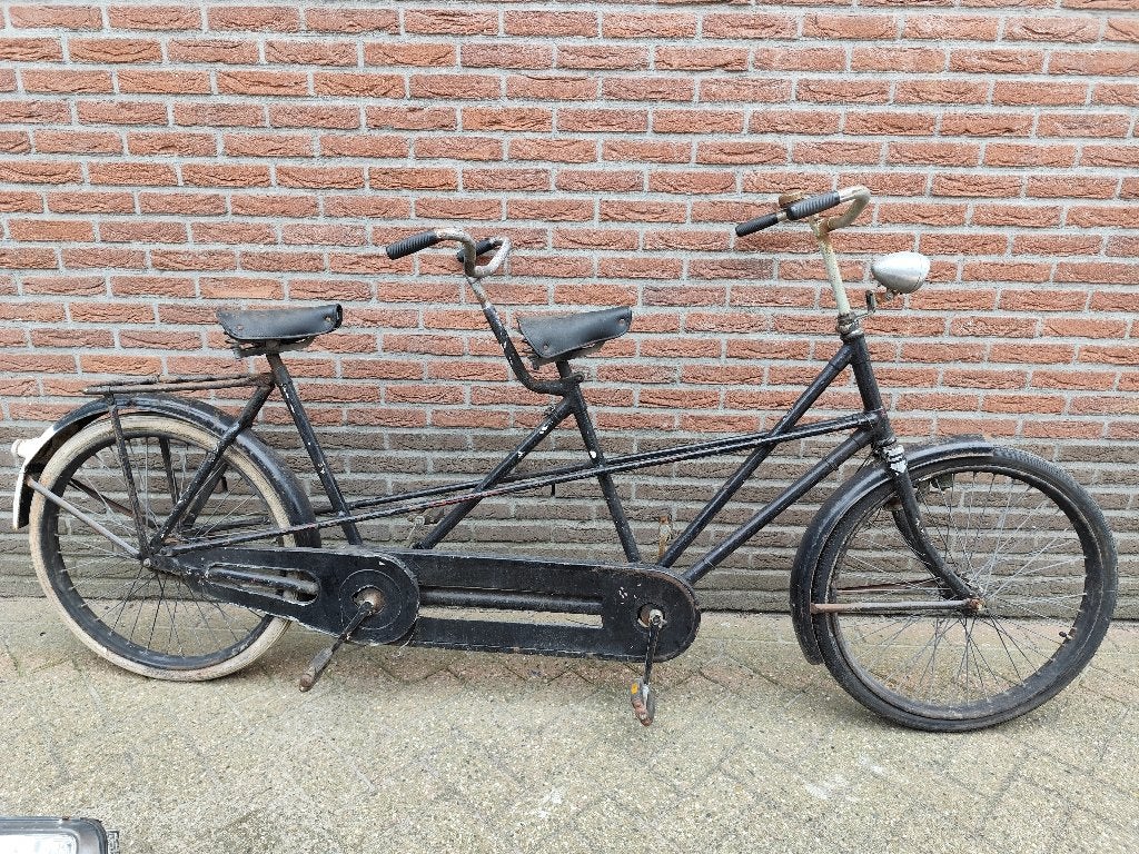 Unieke nostalgische Tandem!, Ophalen, Minder dan 10 versnellingen, Minder dan 49 cm, X