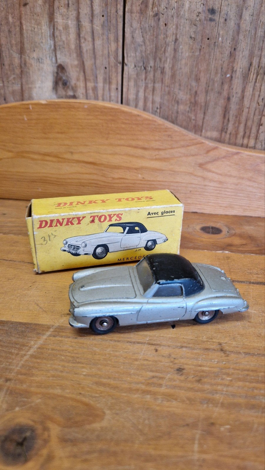 Dinky Toys mercedes 190 SL Meccano, Ophalen of Verzenden