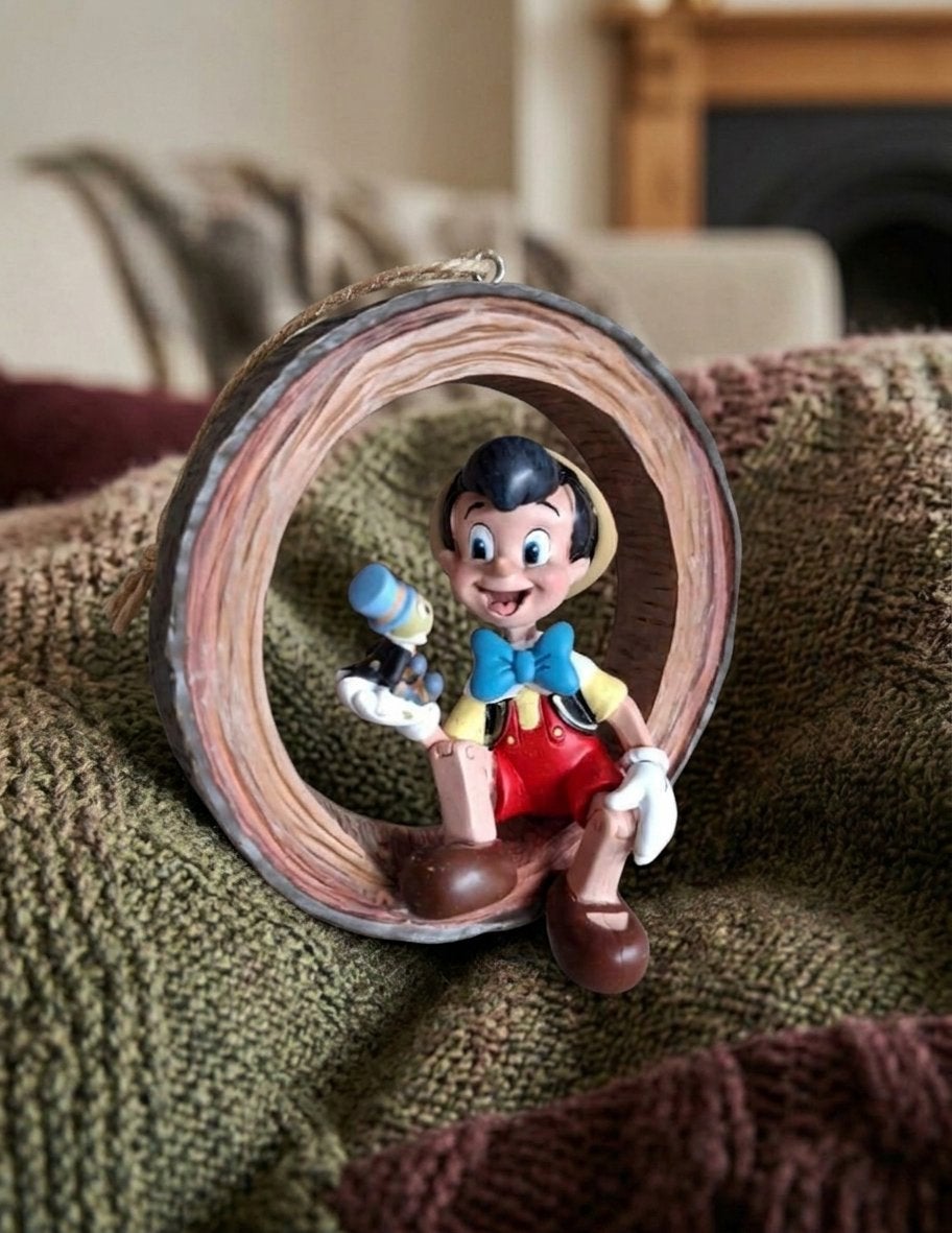 Disney Pinokkio ornament, Ophalen of Verzenden, Overige figuren, Zo goed als nieuw, Beeldje of Figuurtje