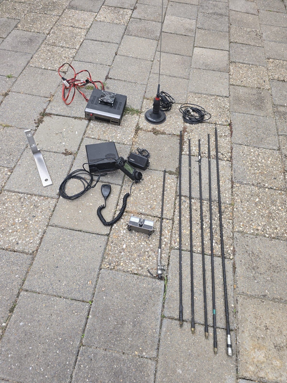 Complete Icom IC-706 MKII All-Mode Set + Separation Kit, Ant, Ophalen of Verzenden, Gebruikt, Zender en Ontvanger