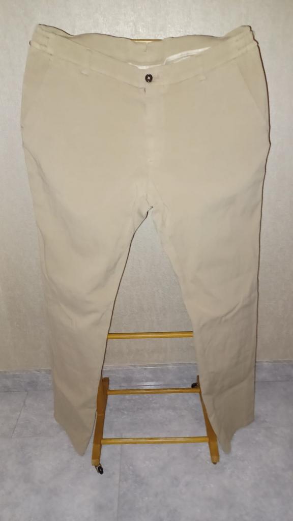 Berwich beige chino maat 54  katoen elastaan Made in Italy, Ophalen of Verzenden