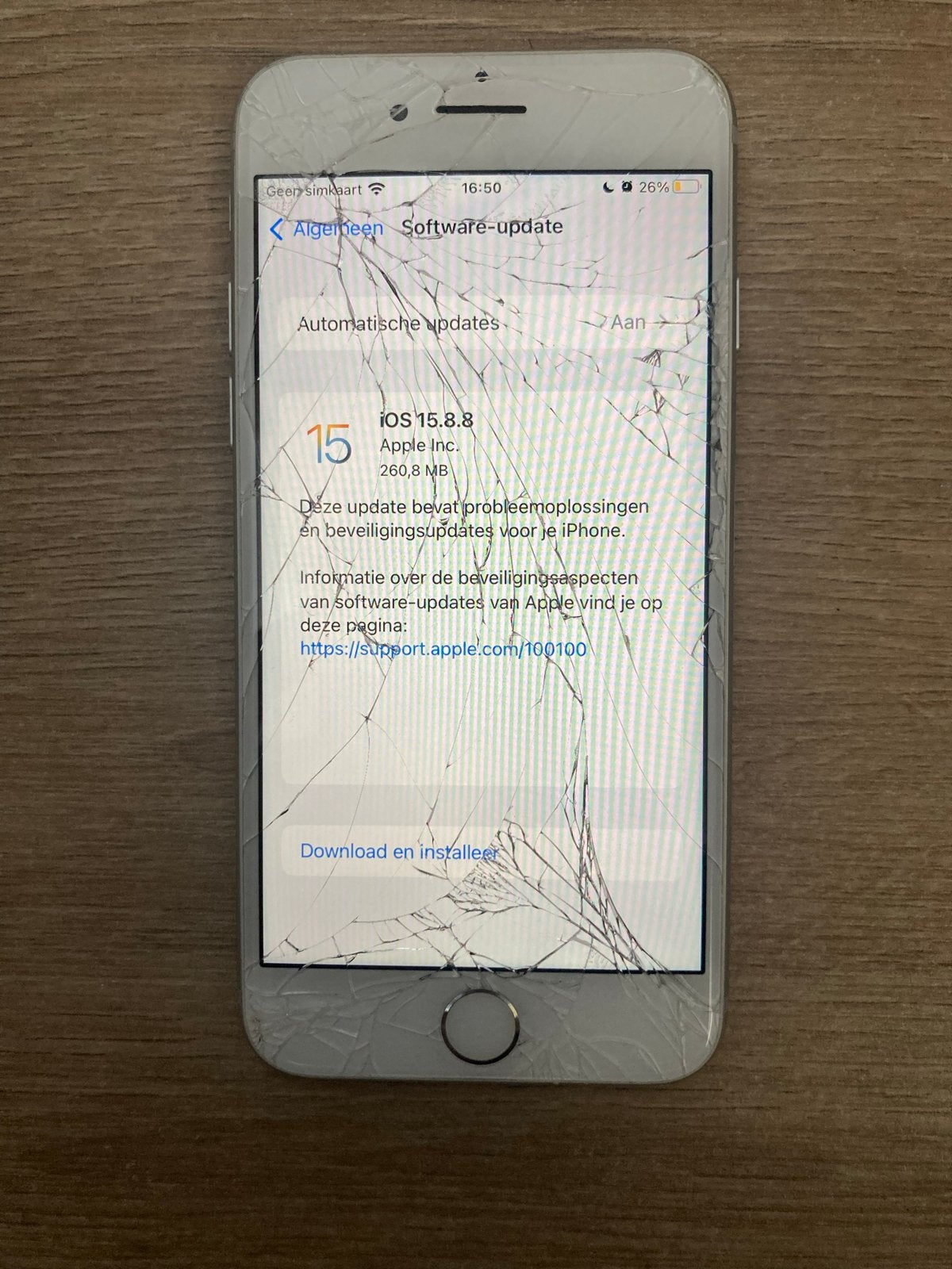 iPhone 7 128GB - Gebroken scherm, camera's defect, Telecommunicatie, Mobiele telefoons | Apple iPhone, 128 GB, 71 %, Ophalen of Verzenden