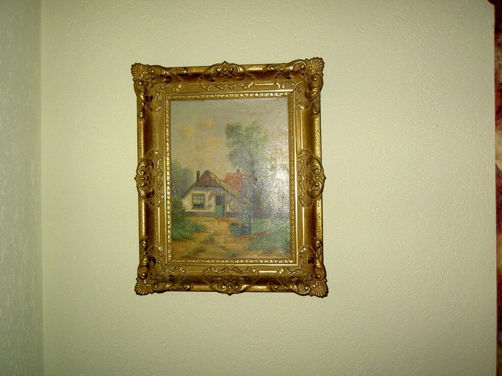 schilderij, Ophalen, Doek, Oud hollands, Stads- / dorpsgezicht