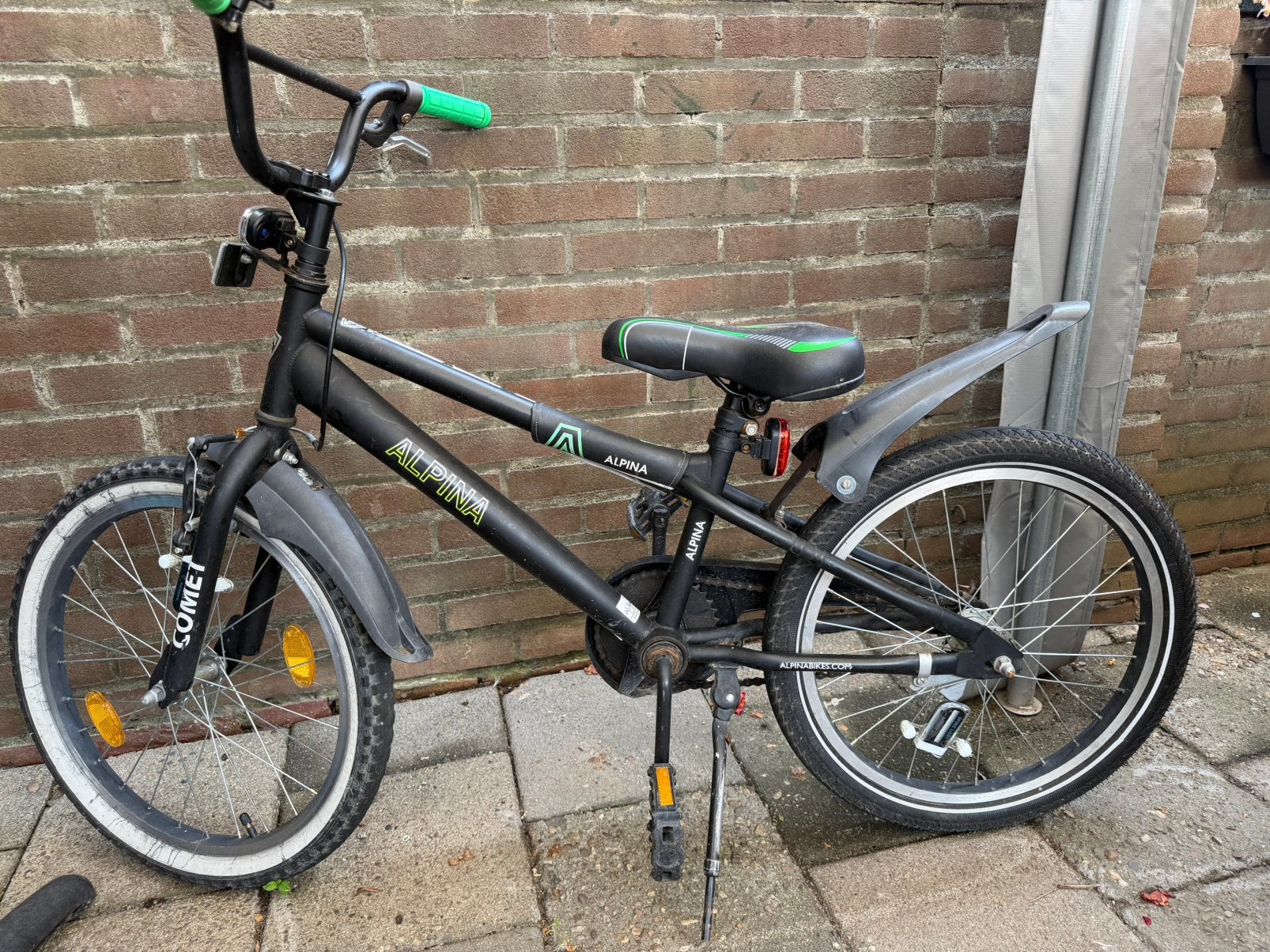 Jongens crossfiets, Ophalen, Terugtraprem, Gebruikt, Staal