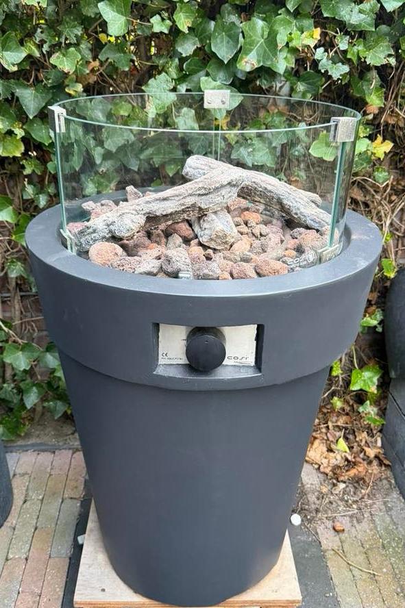 Schitterende tuinkachel met glas, Ophalen, Gebruikt
