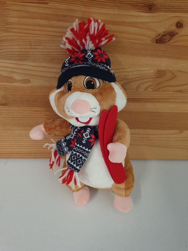 Albert Heijn - Hamster knuffel - Winter - Skieen, Albert Heijn, Ophalen of Verzenden