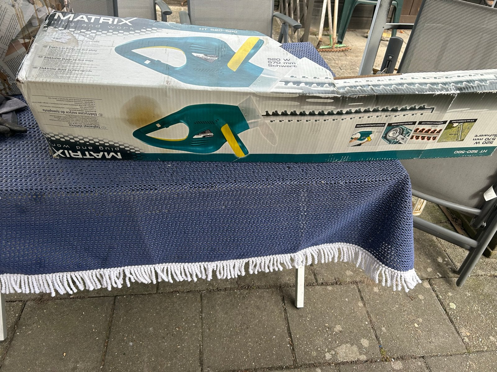 Matrix Heggenschaar HT 520-580 - Bijna nieuw, Ophalen, Zo goed als nieuw, Elektrisch