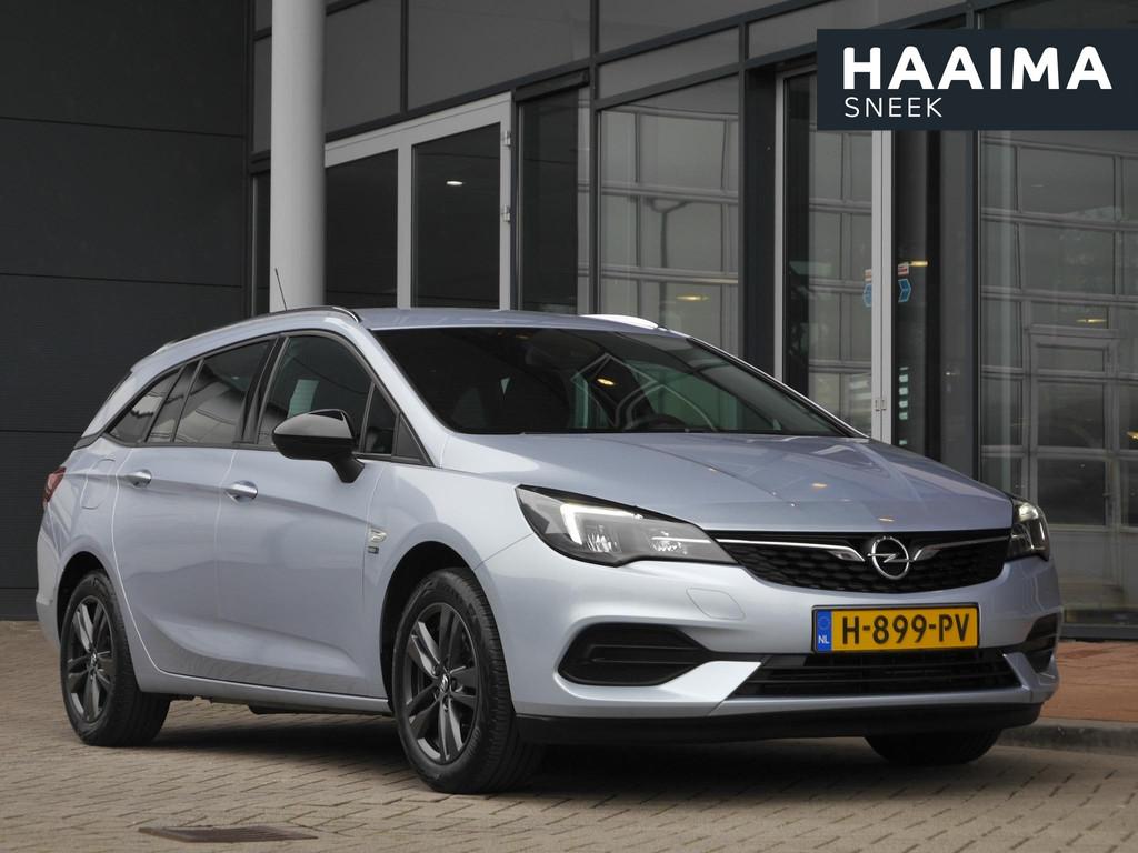 Opel Astra Sports Tourer 1.2 Edition 2020 | Stoel en stuurve, Auto's, Opel, Voorwielaandrijving, Stof, 1199 cc, Origineel Nederlands